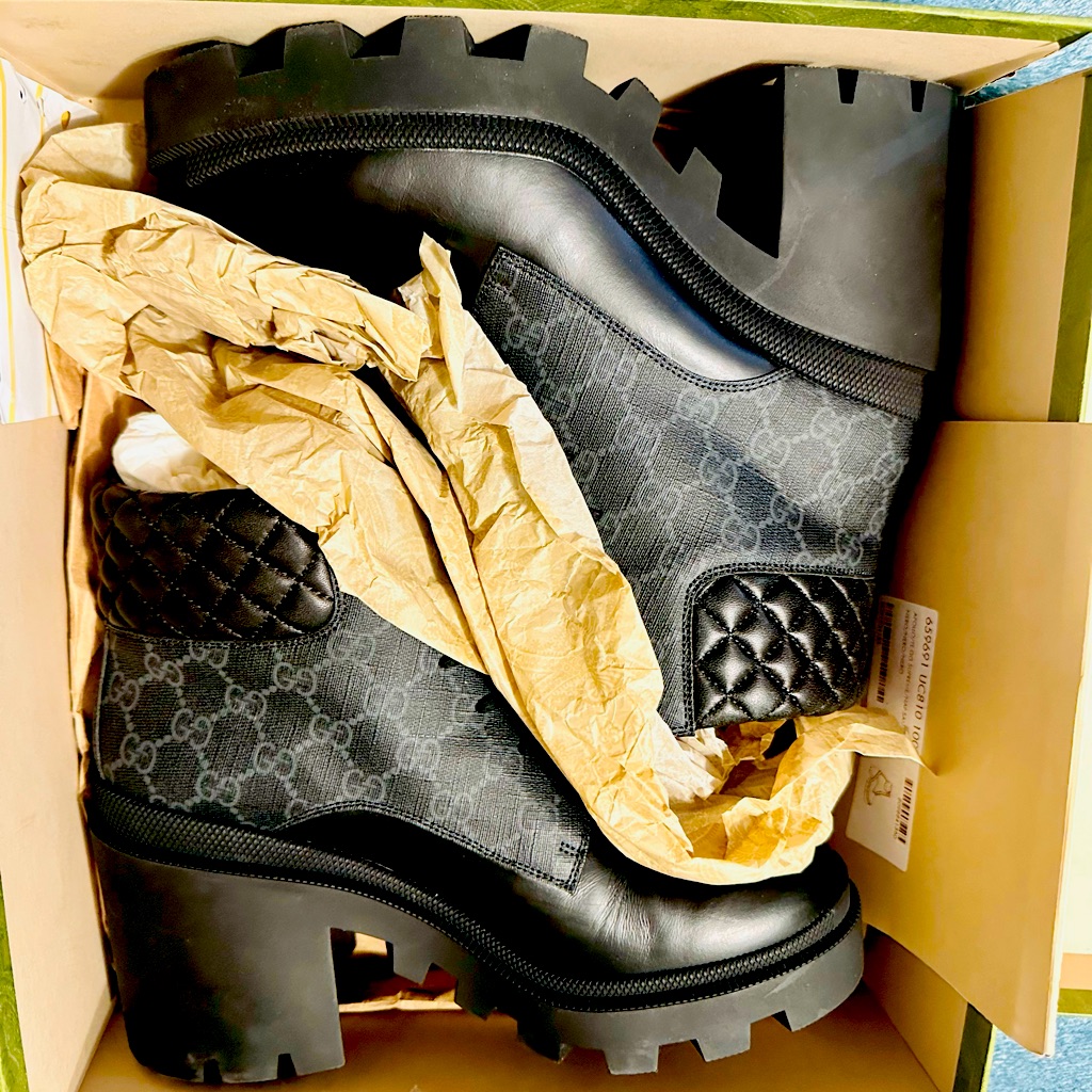 Gucci Combat Boots